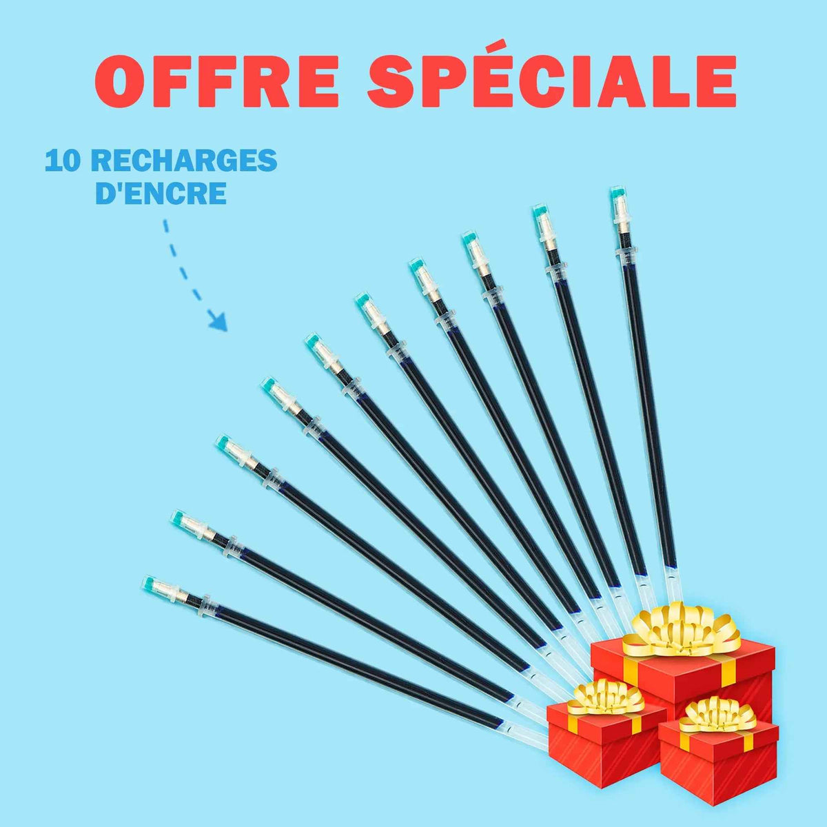 Recharges encre magique biibou — Lot de 10